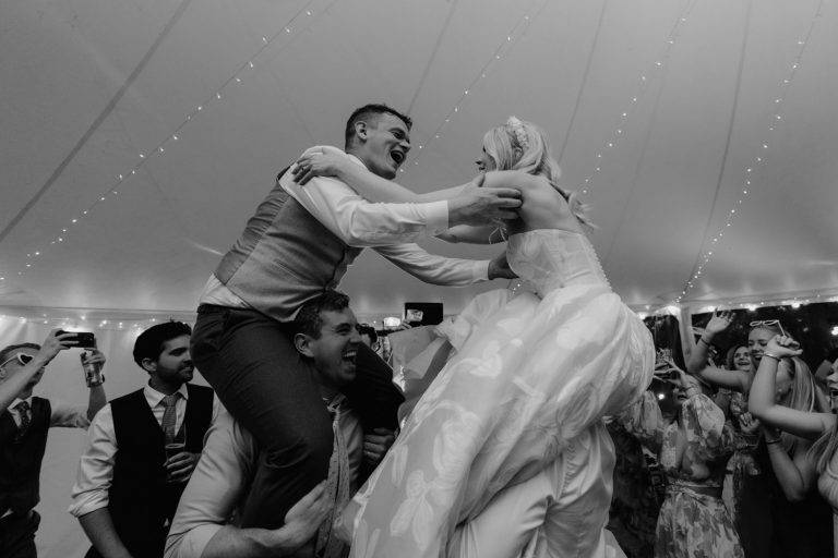 Documentary style first dance for a farm wedding